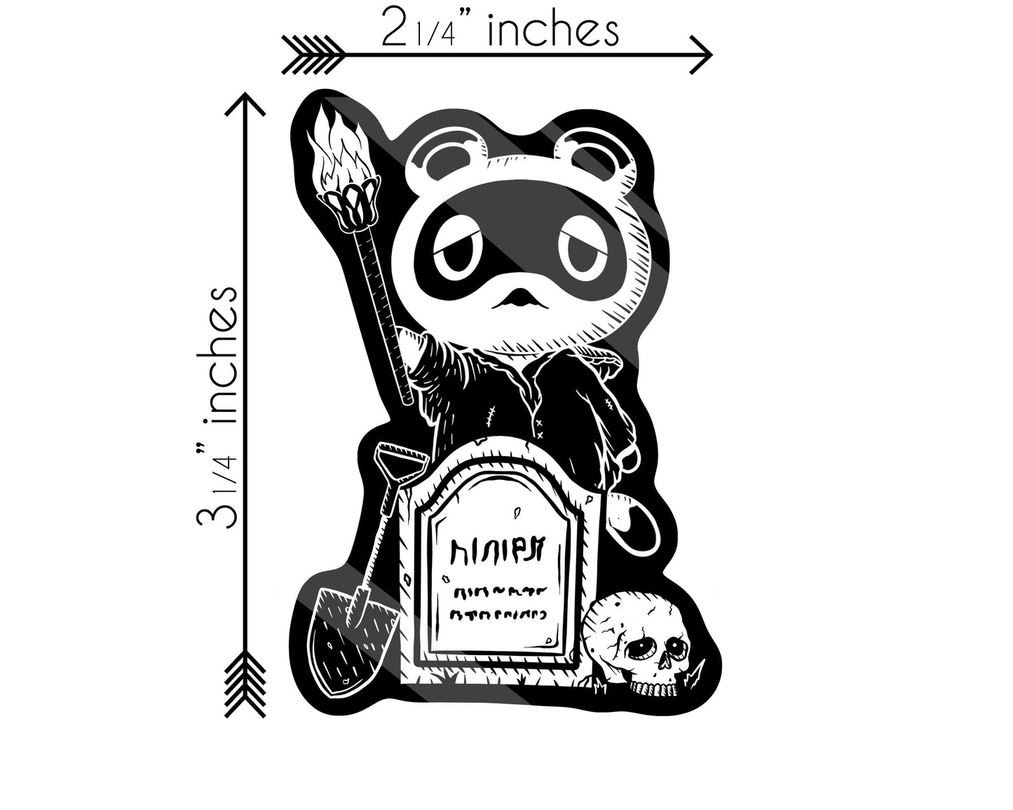 Vinyl Sticker of The Digging Nook