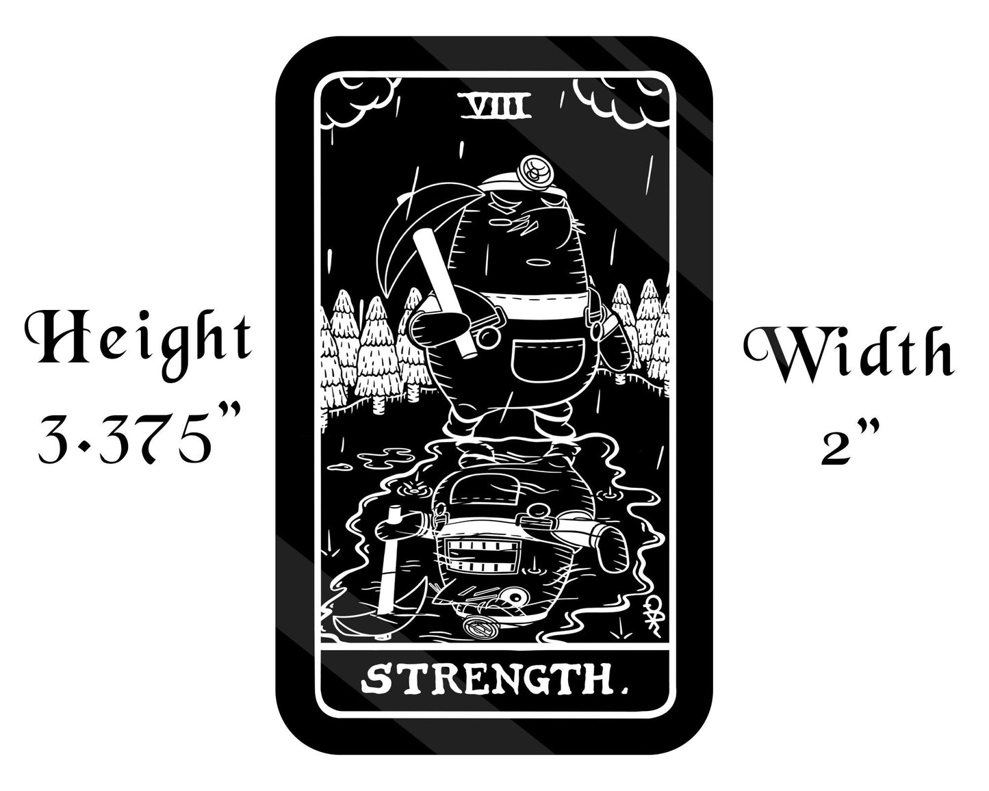 Vinyl Sticker of Resetti as Strength