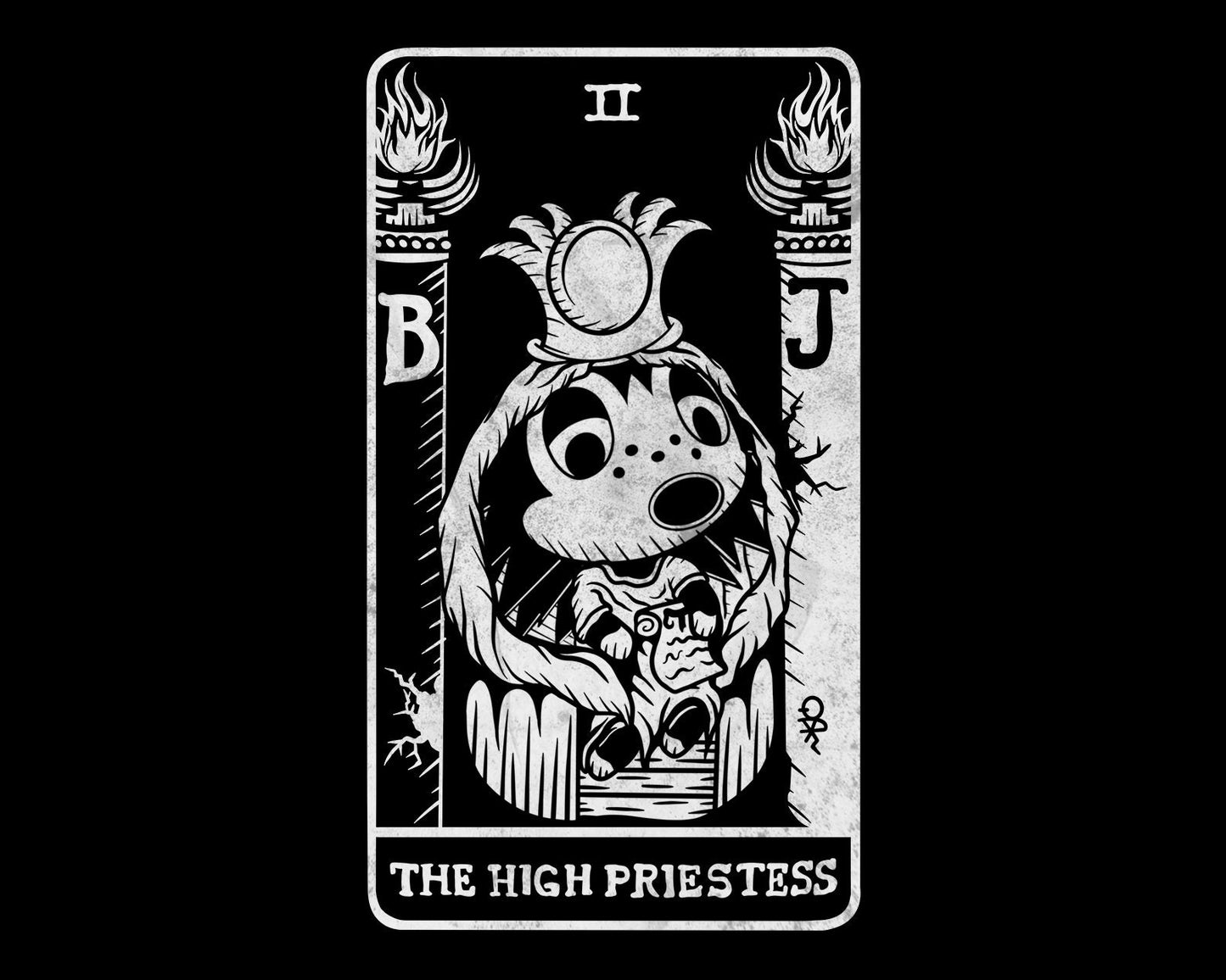 Sable as The High Priestess T-Shirt | Tarot Collection