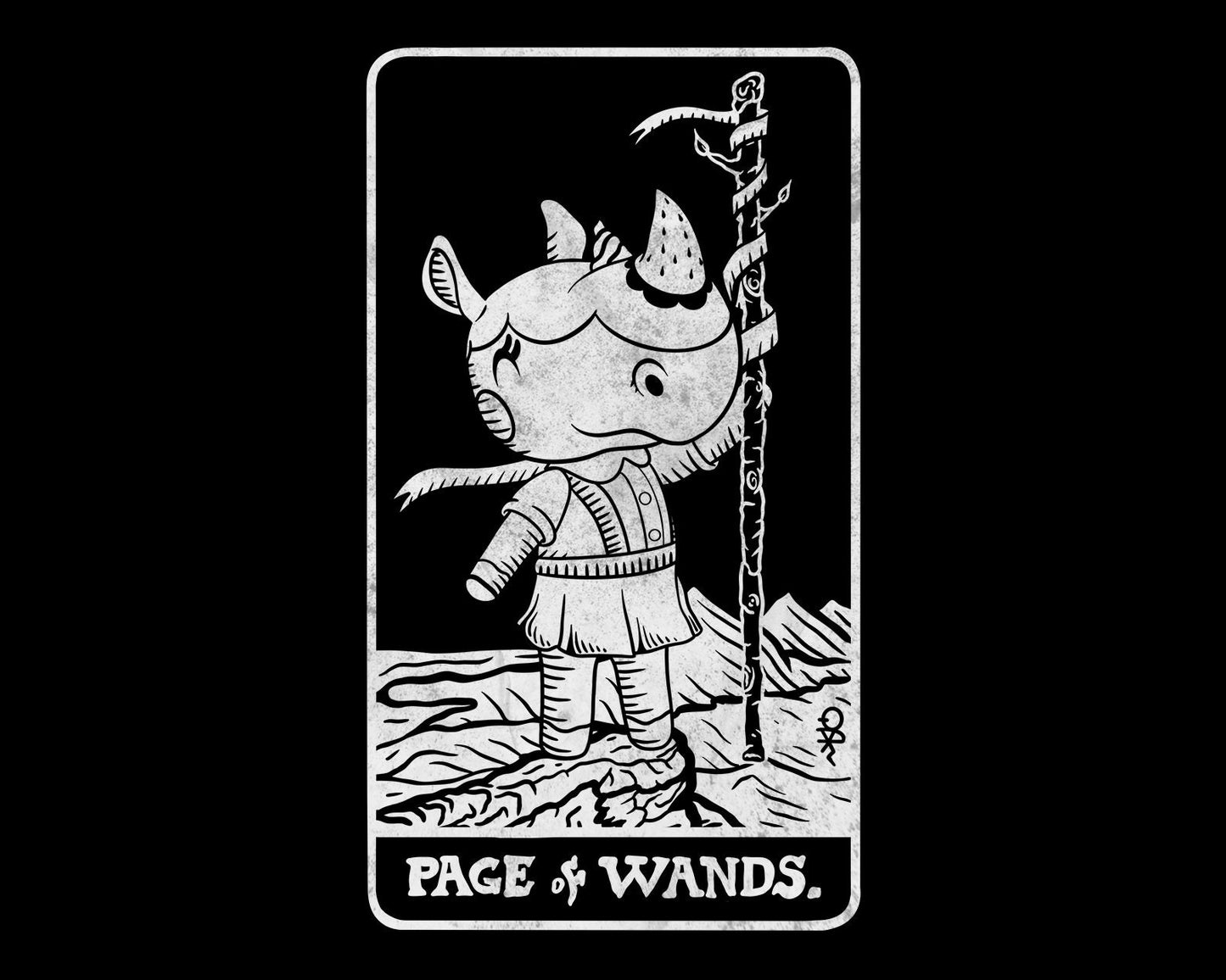 Merengue as Page of Wands T-Shirt | Tarot Collection