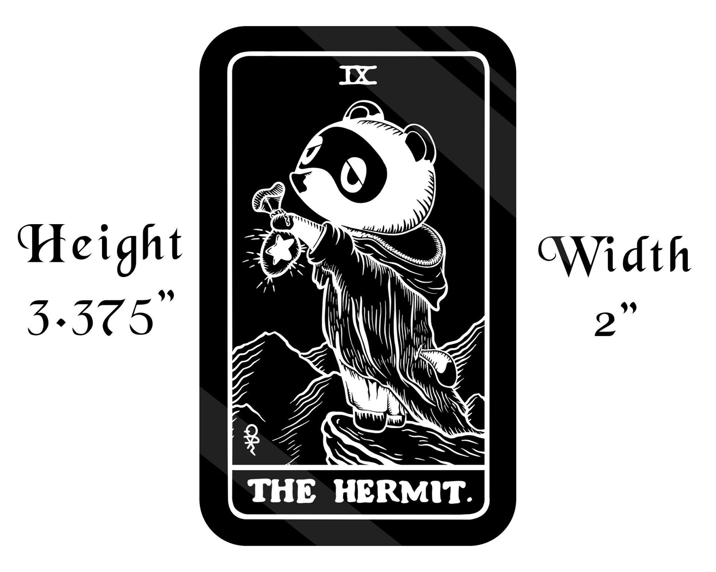 Vinyl Sticker of Tom Nook as The Hermit