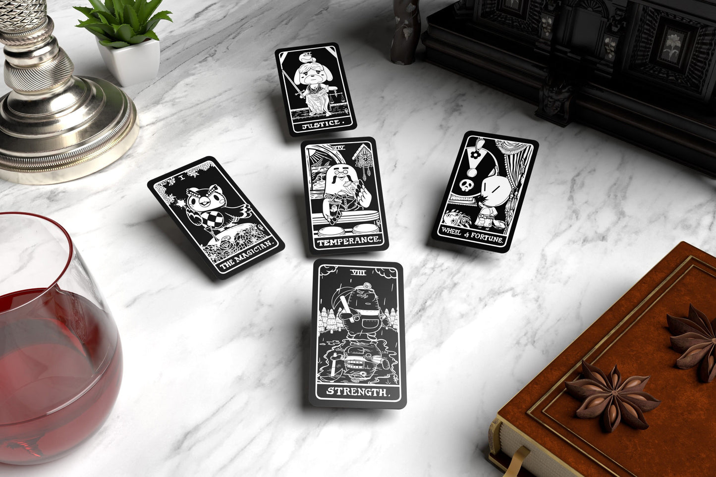 5 Tarot Card Reading | 5 Cards from Major Arcana | Animal Crossing