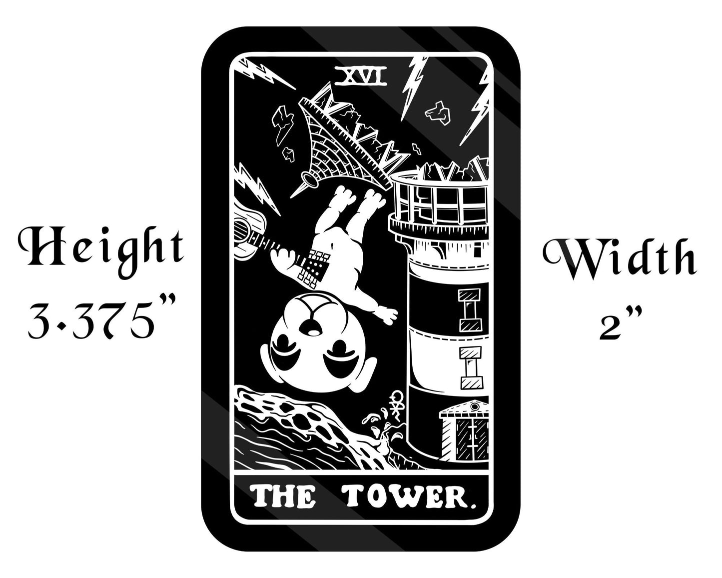 Vinyl Sticker of K.K. Slider as The Tower