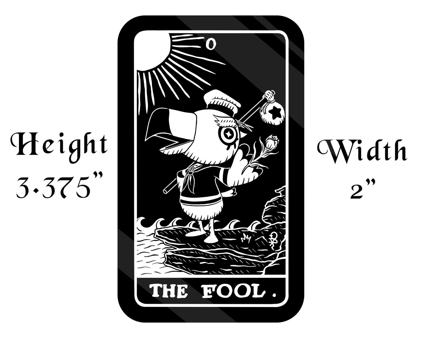 Vinyl Sticker of Gulliver as The Fool