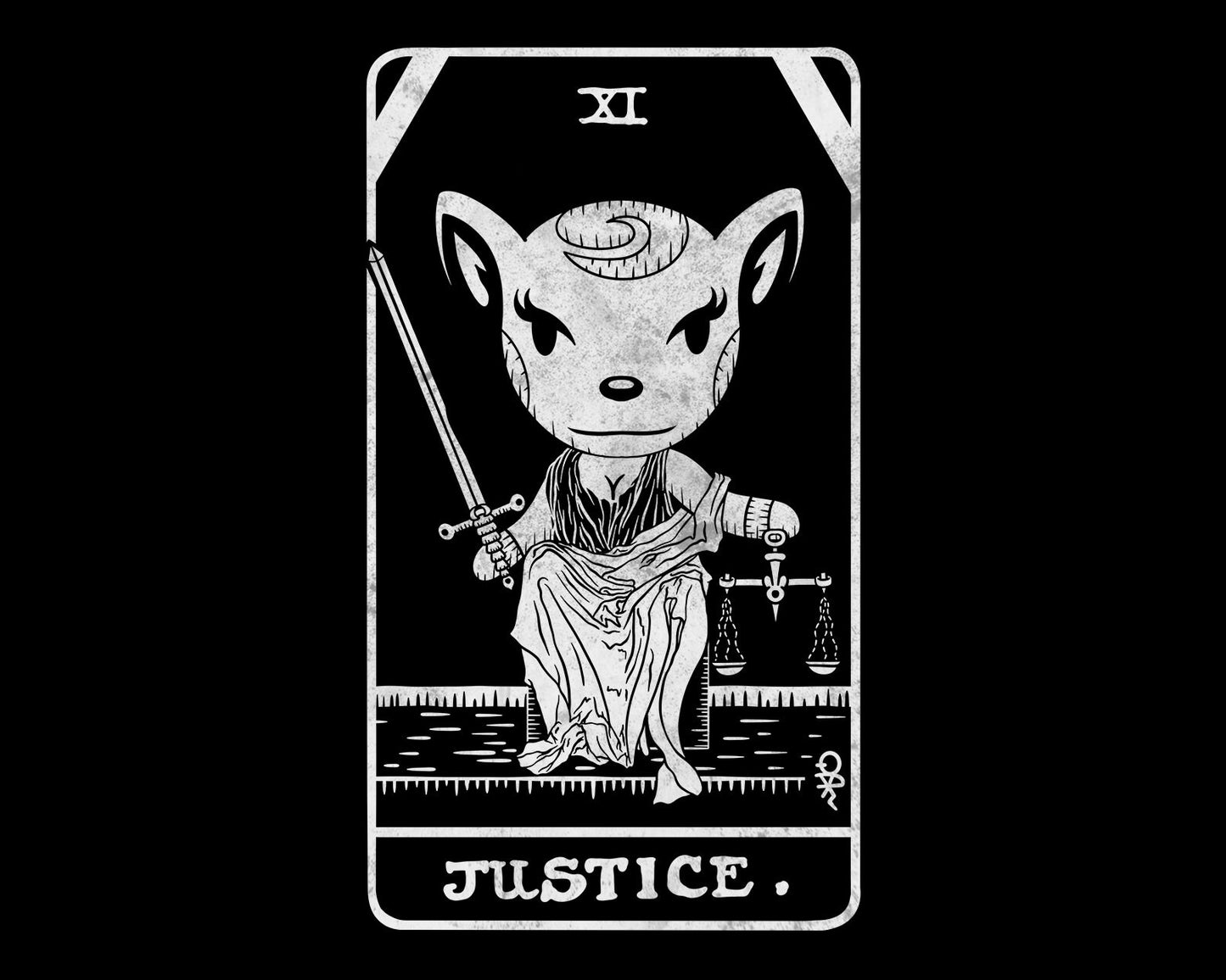 Diana as Justice T-Shirt | Tarot Collection