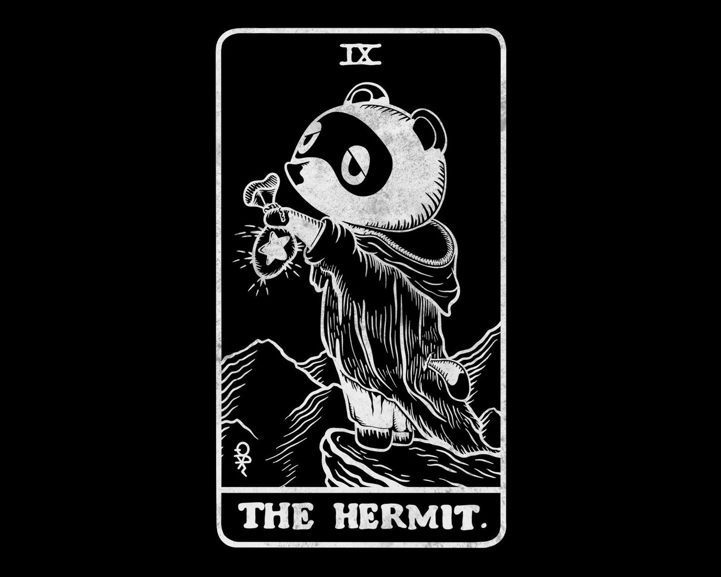 Tom Nook as Hermit T-Shirt | Tarot Collection