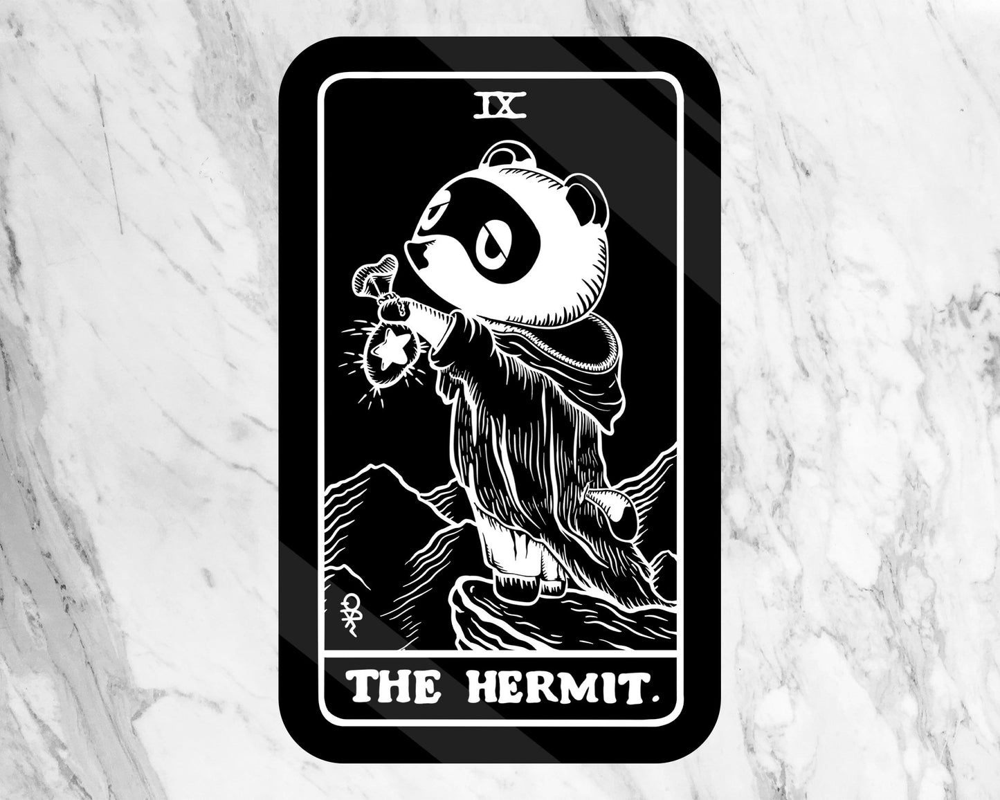 Vinyl Sticker of Tom Nook as The Hermit