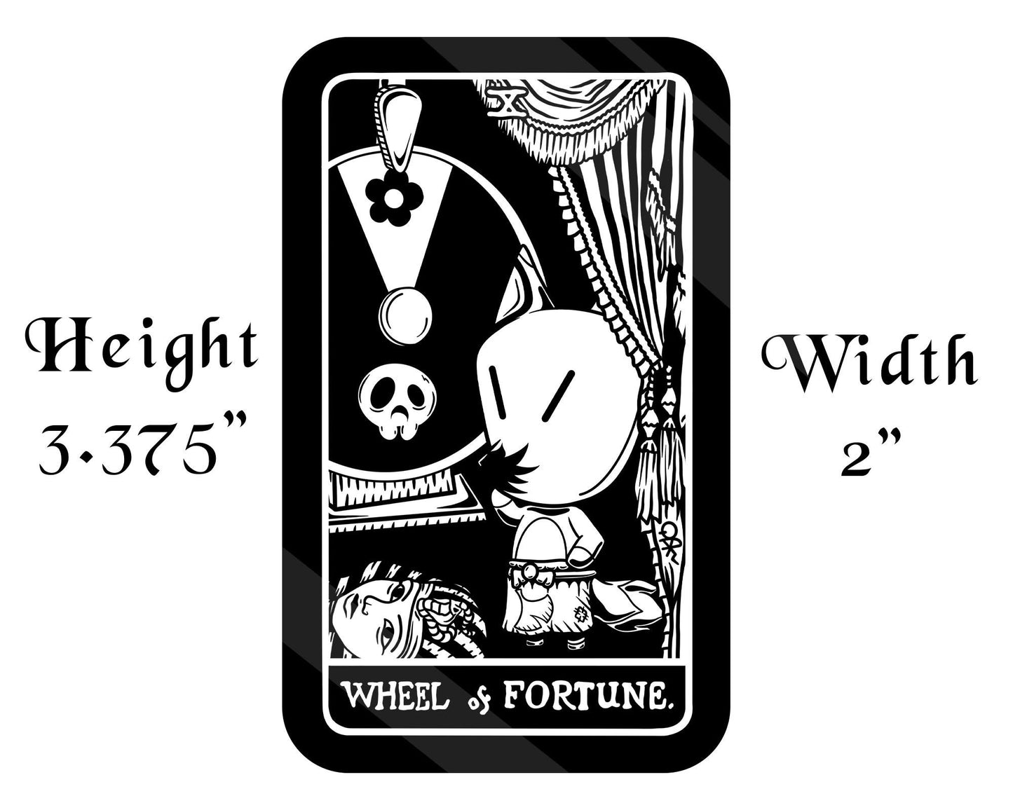 Vinyl Sticker of Redd as Wheel of Fortune