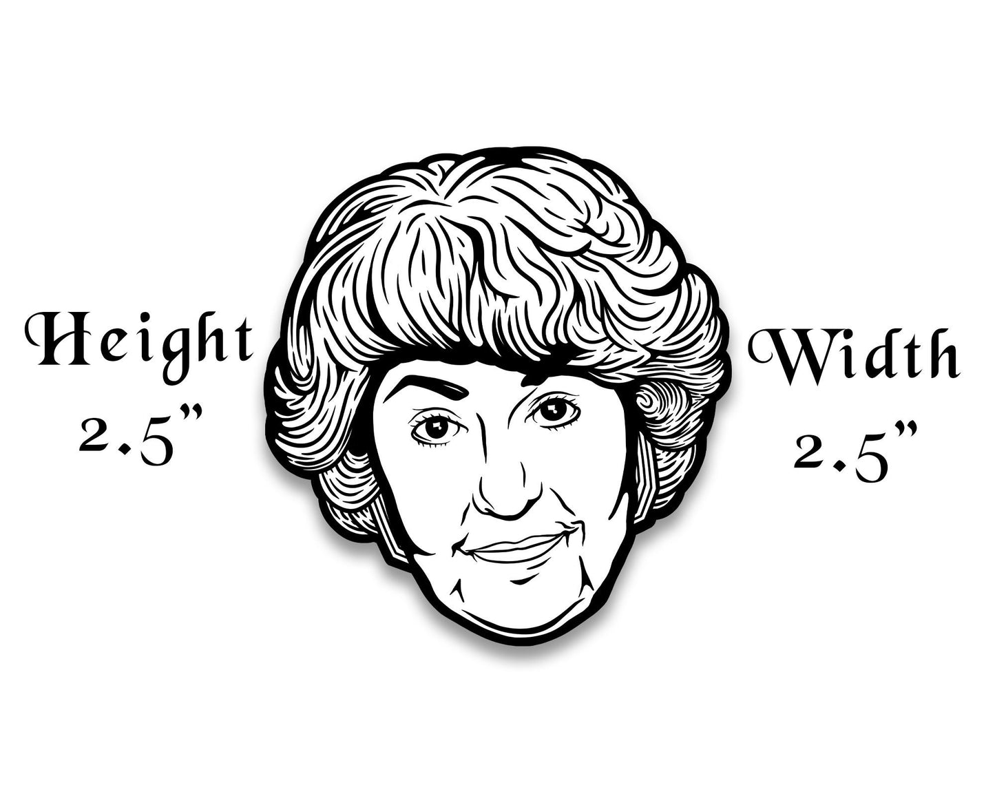 Vinyl Sticker Dorothy Zbornak | Headshot Idols Collection