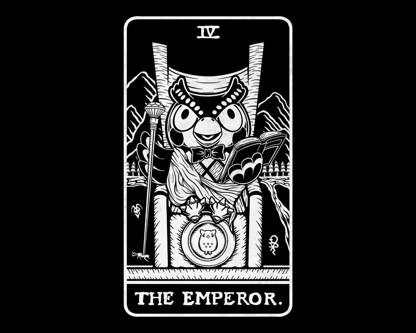 Blathers as The Emperor T-Shirt | Tarot Collection